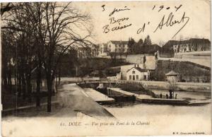 CPA DOLE-Vue prise du Pont de la Charite (263504)