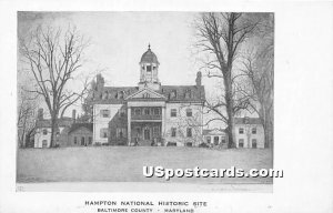 Hampton National Historic Site in Baltimore County, Maryland