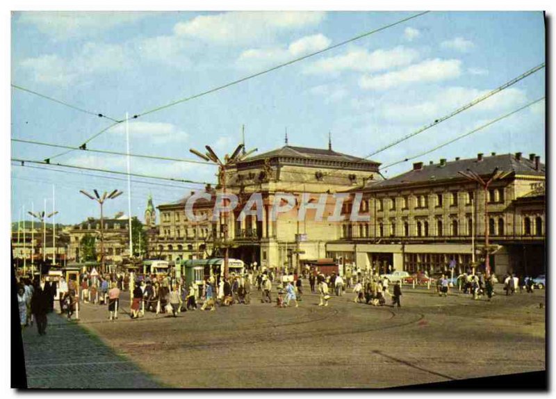 Postcard Modern Brno The main railway station