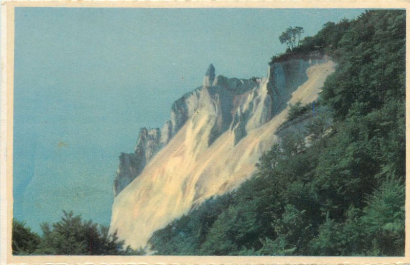 Postcard Denmark MOns Klint wonder mountain view