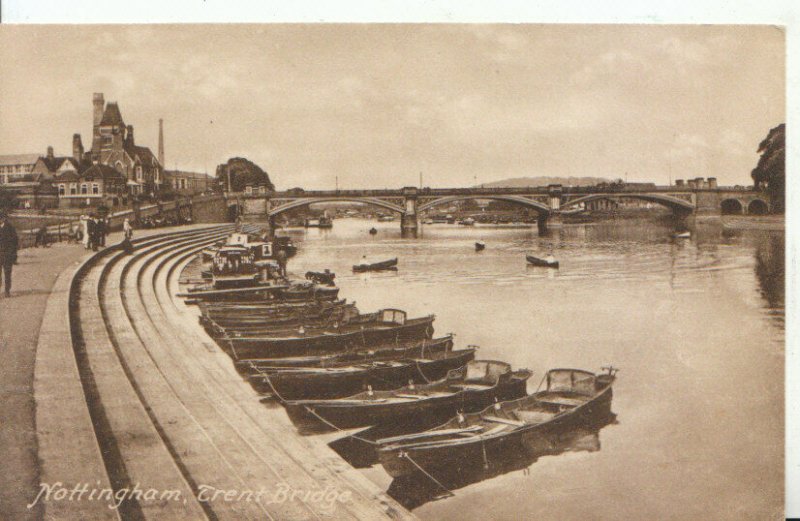 Nottinghamshire Postcard - Trent Bridge - Ref 9031A