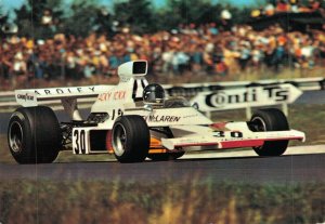 Jacky Ickx Mclaren Ford M23 Formule 1 Vintage Postcard BS.11