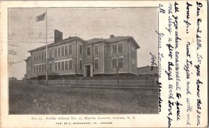 Public School No. 17, Myrtle Avenue, Corona NY c1906 UDB Vintage Postcard P56