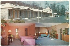 Sleeping Giant Motel, Hamden, New Haven, Connecticut, Vintage Multiview Postcard