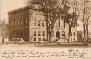 Waterville ME City Hall c1906 Tuck Postcard G26