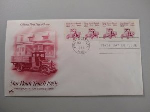 M-22748 Letter Cover Star Route Truck 1910s Transportation Series 1986