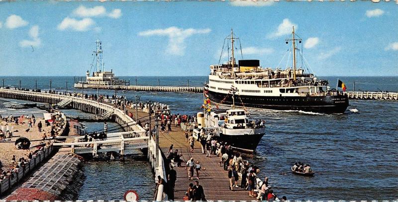 Br43766 Ship Bateaux oostende Estacade Malle et Bateau D excursion