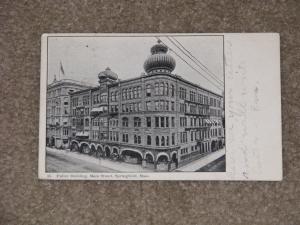 Fuller Bldg., Main St., Springfield, Mass., Used vintage card