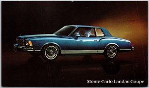 Monte Carlo Landau Coupe, American Automobiles, Luxurious Interior, Postcard