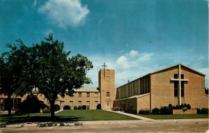 Couts Memorial Methodist Church, Weatherford, Texas, 800 North Elm Postcard