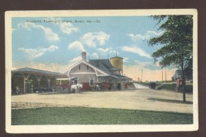 ROME GEORGIA SOUTHERN RAILROAD DEPOT TRAIN STATION VINTAGE POSTCARD GA.