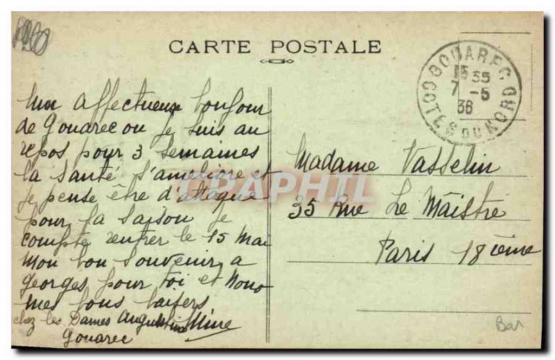 Old Postcard Brittany picturesque Gorges of the Wild has longeau Bon Repos ne...