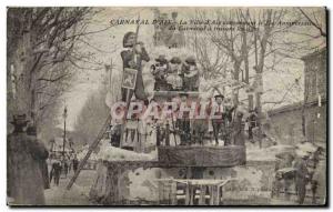 Old Postcard Carnival & # 39Aix Aix en Provence The city & # 39Aix crowning t...