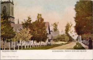 Summer Street Summerside PE Prince Edward Island c1910 #2665 Warwick Postcard H7