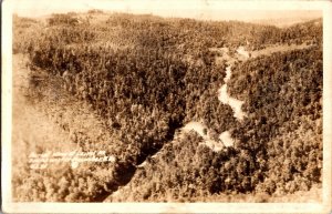 RPPC Aerial View of Laurel Mountain, WV Vintage Postcard L57