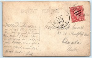 RPPC WWI Kent OH 8th Cavalry Army Real Photo Postcard Ohio