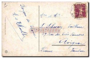 Old Postcard Folklore Alphornbl?ser