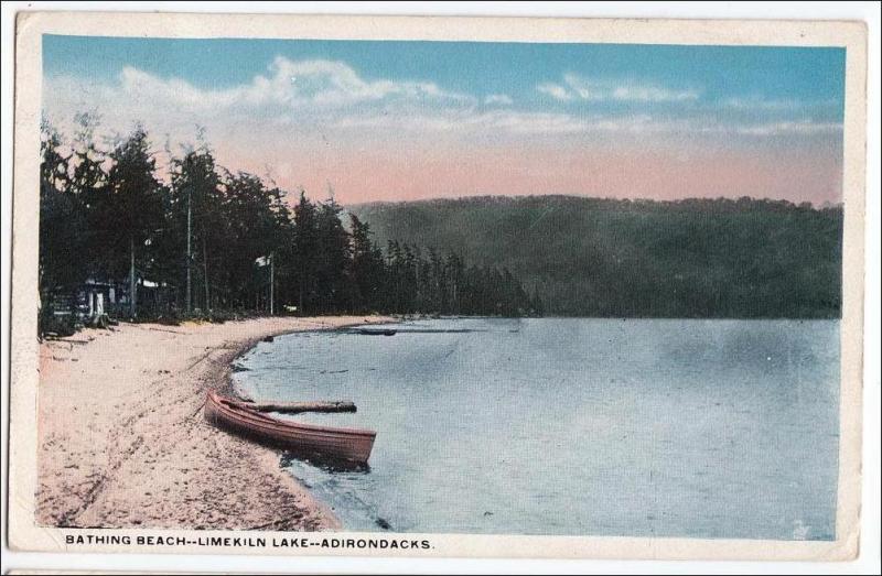 Bathing Beach, Limekiln Lake, Adirondacks