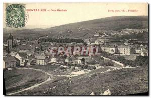Old Postcard Pontarlier Vue Generale