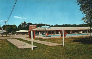 VINTAGE POSTCARD PARKLAND MOTEL PARK CITY KENTUCKY 1960's