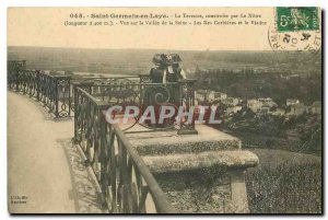 Old Postcard Saint Germain en Laye Terrace built by our view of the Valley of...