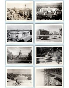 c1940s Denver, CO x8 Real Photo Pack Set Lot Mile High City Souvenir Vtg A20