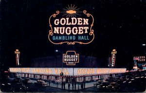 Nevada Las Vegas Golden Nugget Gambling Hall Saloon and Restaurant