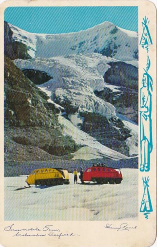 Canada Alberta Columbia Icefield Snowmobile Tour 1960