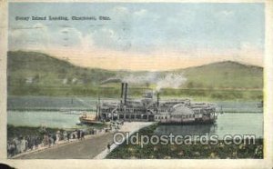 Coney Island Landing Ferry Boats, Ship 1919 missing left bottom corner tip, p...