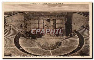 Old Postcard Orange L & # 39Amphitheatre Romain