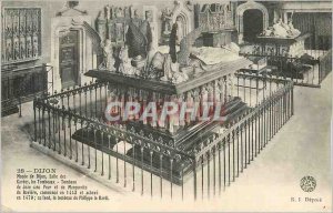 Old Postcard Dijon Museum of Dijon Guards Hall Tombs