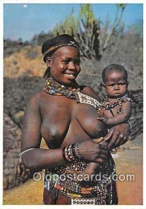 African Woman & Infant South Africa Unused 