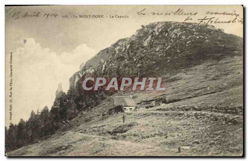 Old Postcard Le Mont Dore The Capuchin