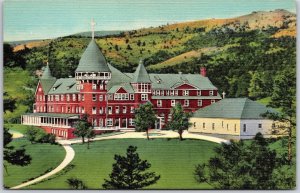 Las Vegas New Mexico NM, Montezuma Seminary, School Building, Vintage Postcard