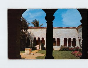 Postcard Cloister Patio, Ancient Spanish Monastery, North Miami Beach, Florida