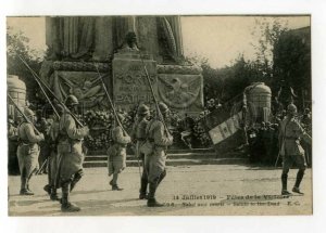 487818 WWI 1919 year Victory Day celebration in Paris Salute to the dead Vintage