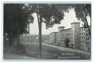 c1910's No. 3 Mill Buildings Somersworth New Hampshire NH Antique Postcard 