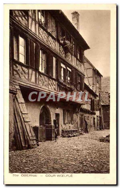Old Postcard Obernai Court Woelfle