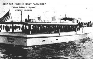 Florida Cortez Deep Sea Fishing Boat Admiral 1964