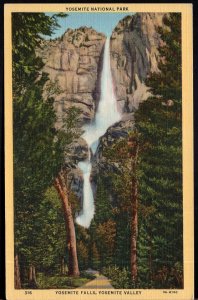 California Yosemite Falls Yosemite Valley Yosemite National Park - Linen