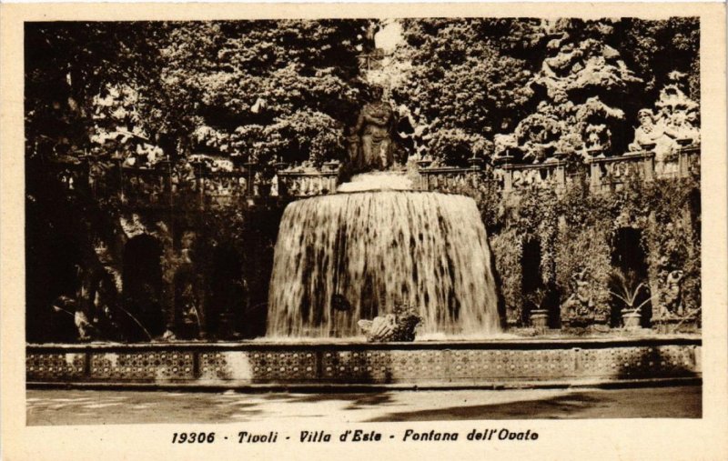 CPA TIVOLI Villa d'Este, Fontana dell'Ovato ITALY (545860)