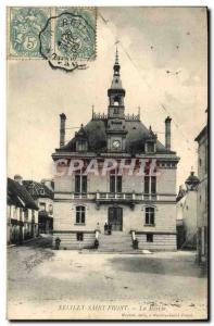 Old Postcard Neuilly-Saint-Front The Mayor
