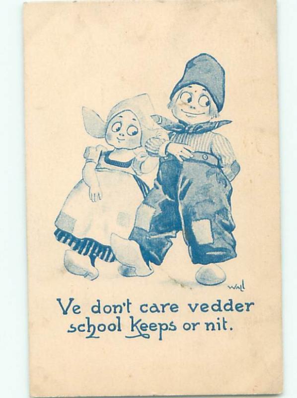 Divided-Back CHILDREN SCENE Great Postcard AA6583