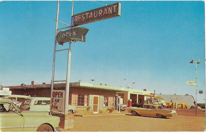 Chatter Box Restaurant & Shell Gas Station Casa Grande Arizona