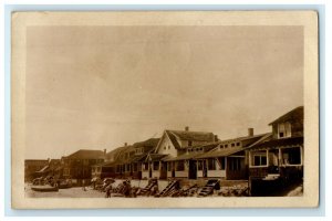 1936 Beach Cottages Saybrook Connecticut CT RPPC Photo Vintage Postcard