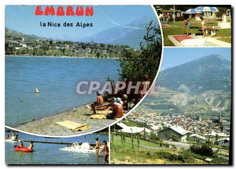 Postcard Modern Embrun Nice Alpine