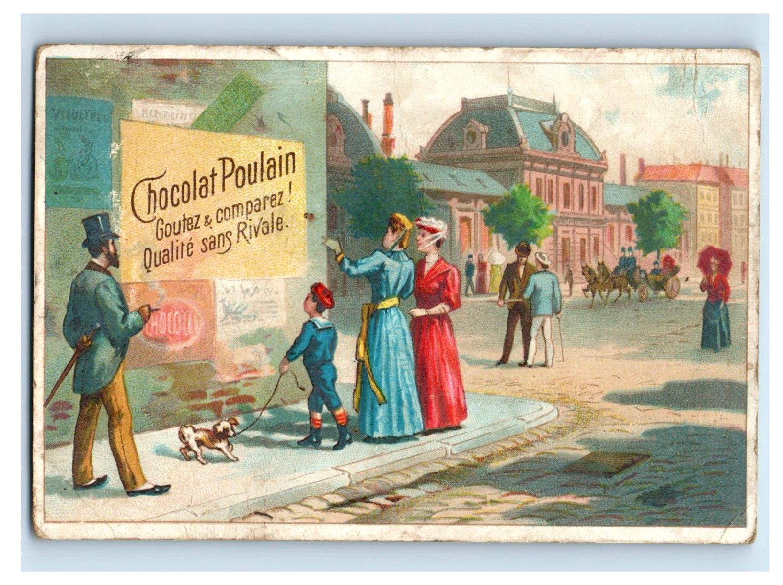 Lot images chocolat Poulain années 1970/1980 - Collection