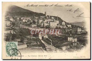 Old Postcard General view Grasse Cote du Midi