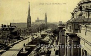 Grand Avenue - MIlwaukee, Wisconsin WI Postcard