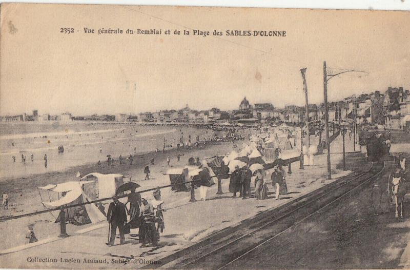 France Sables d` Olonne remblai et plage